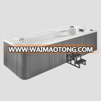 New Arrival clear acrylic portable endless swimming pools swim spa