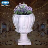 Wholesale White Garden Marble Planter Manufacturer