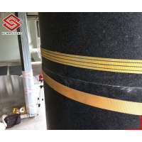 Natural Flexible Thin Black Granite Stone Veneer For Pillar and Column