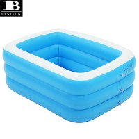 thickened PVC inflatable adults bathtub durable plastic blow up couple bath barrel tub kids swimming pool