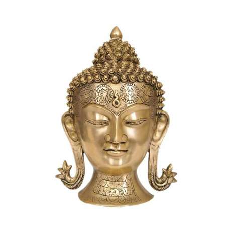 Custom Top Quality Buddha Brass Bust Life Size Metal Bust Statue