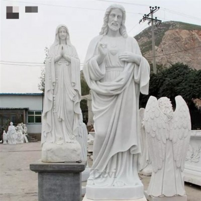 USA white marble jesus