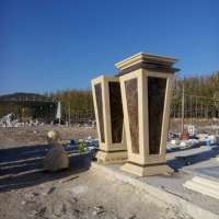 Beige marble decorative roman marble pillar