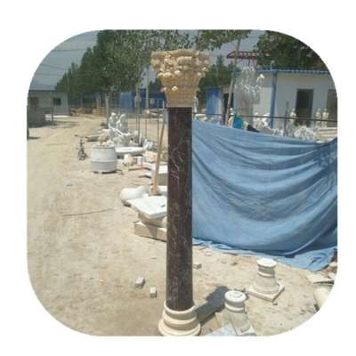 Roman marble wedding decorative hollow pedestals and columns