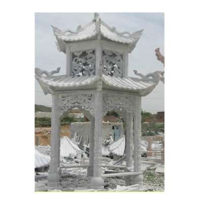 Outdoor western style marble gazebo tent