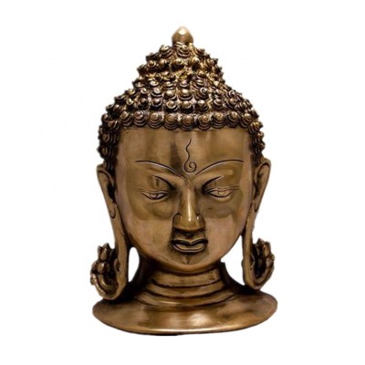 Custom Top Quality Brass Bust Life Size Metal Buddha Head Statue