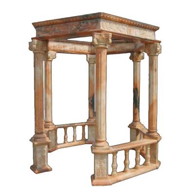 China supplier stone marble gazebo