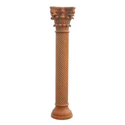 Red marble wedding pillars columns for sale