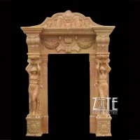 Elegant luxury granite stone door frame design for sale